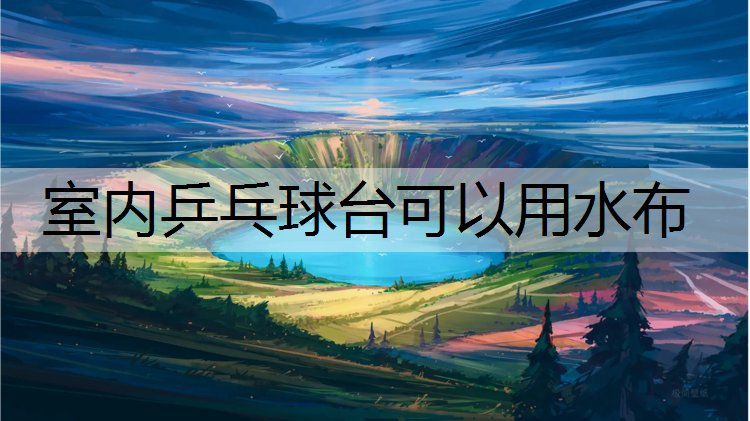 室内乒乓球台可以用水布